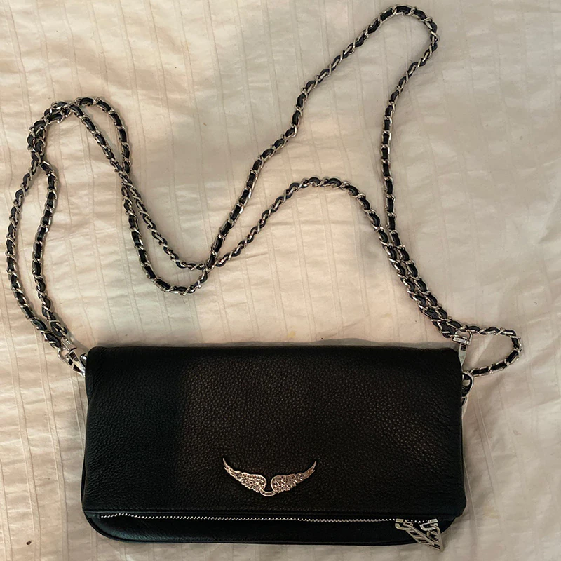 Leather Wings Shoulder Bag