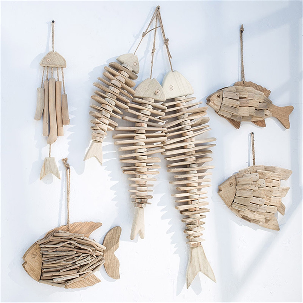 Nordic Wooden Fish Decor