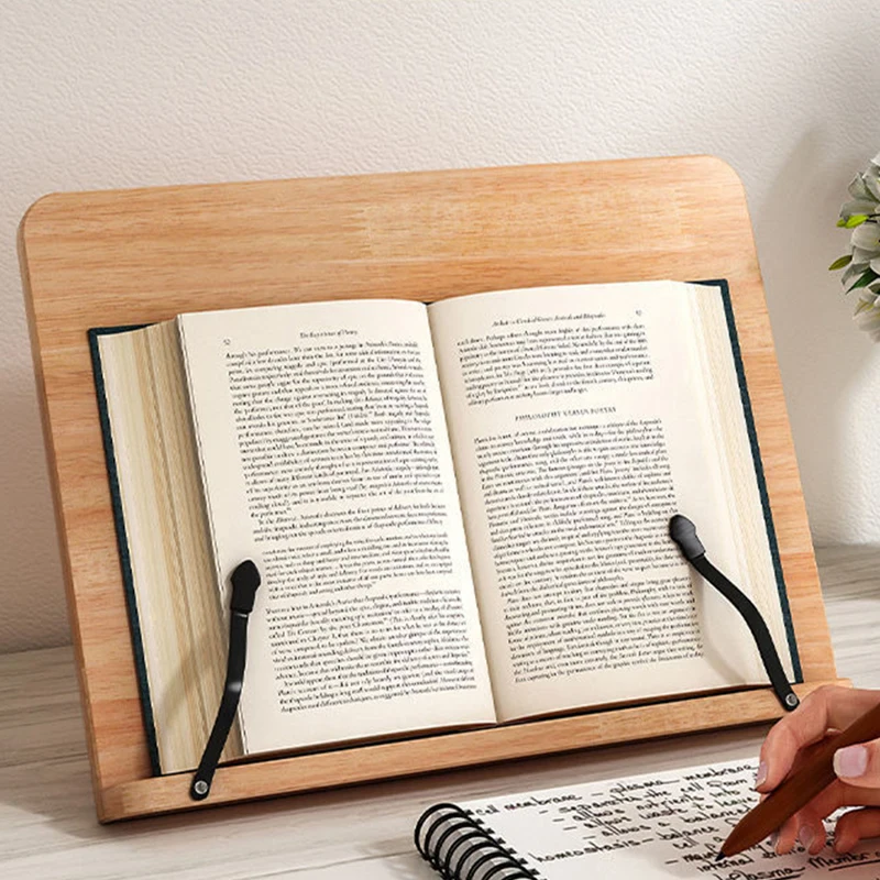 Wood Book & Tablet Holder