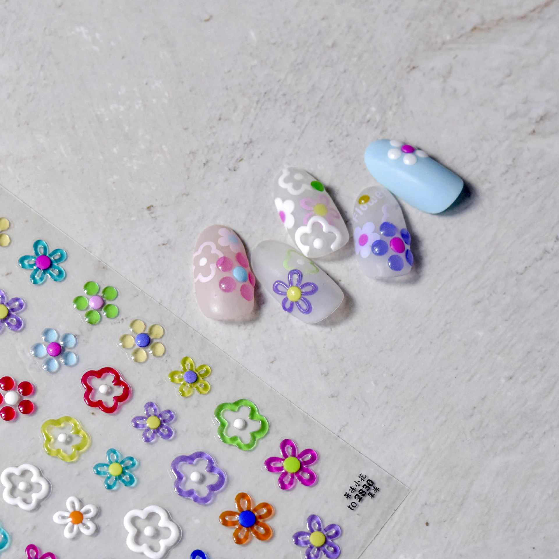 Jelly Nail Art Stickers