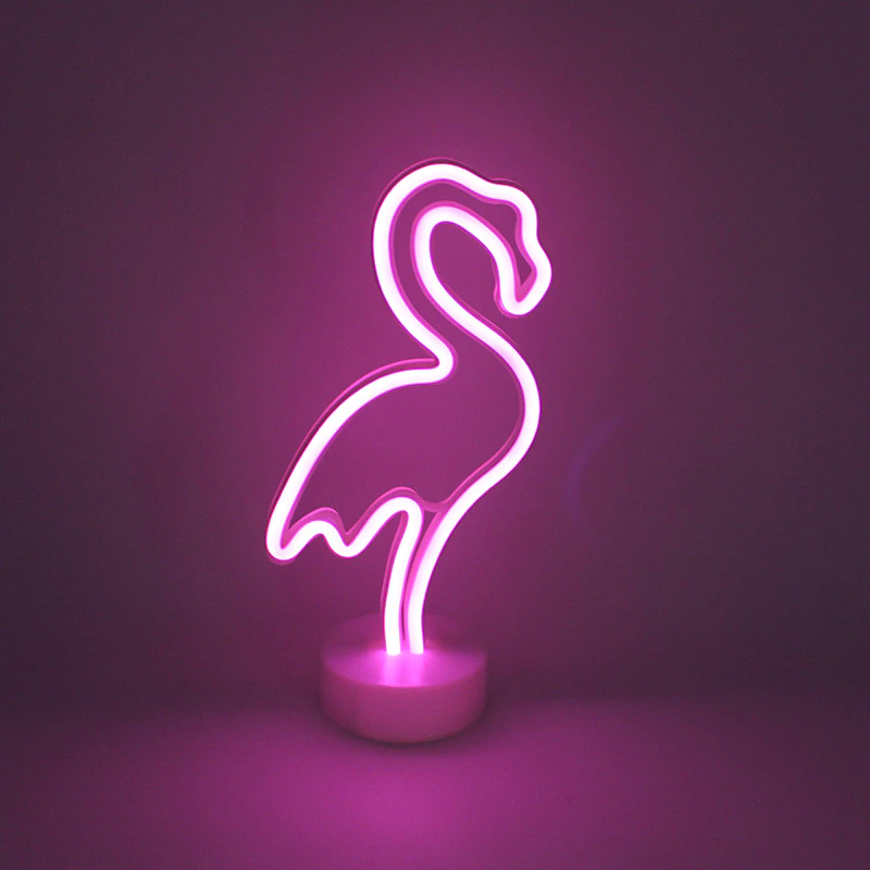 Neon Flamingo Light