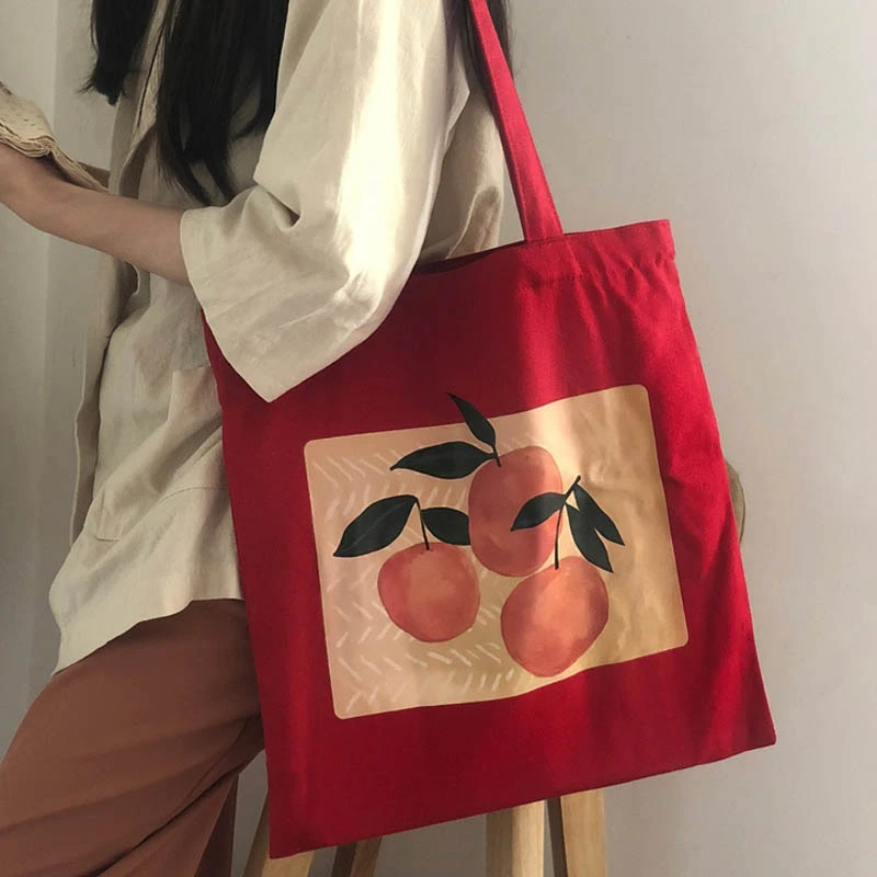 Peach Art Tote