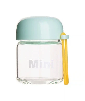 Mini 150ml Glass Water Bottle
