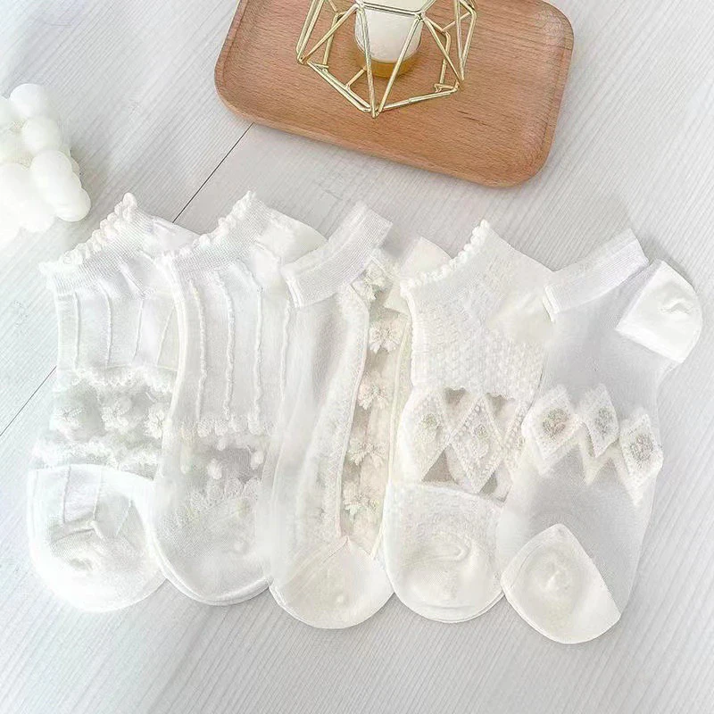 White Lace Sock Bundle