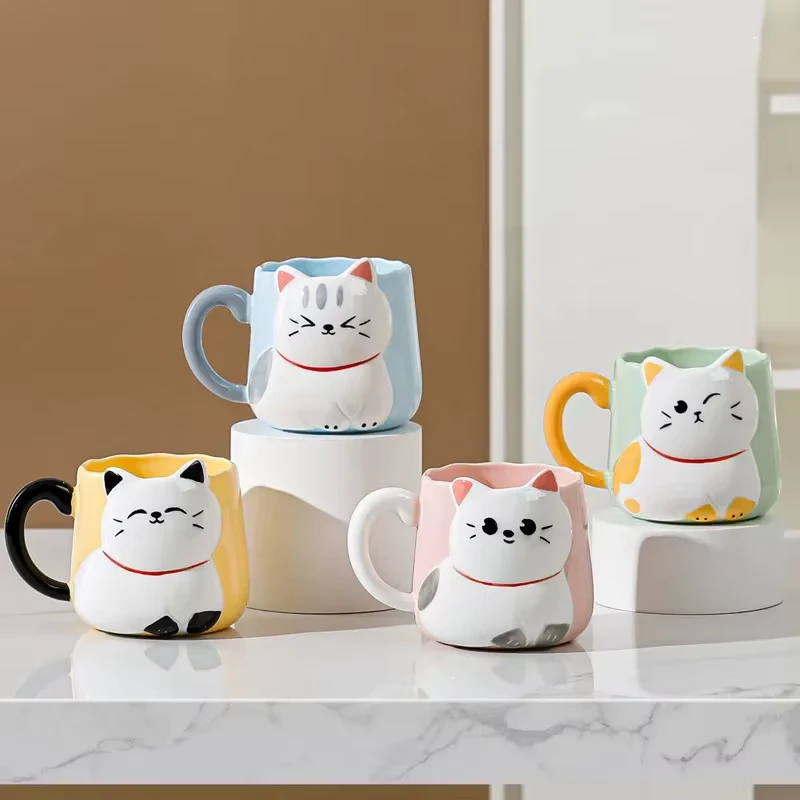 3D Cat Mug