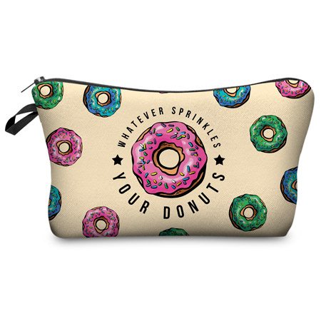 Donut Sprinkles Makeup Bag