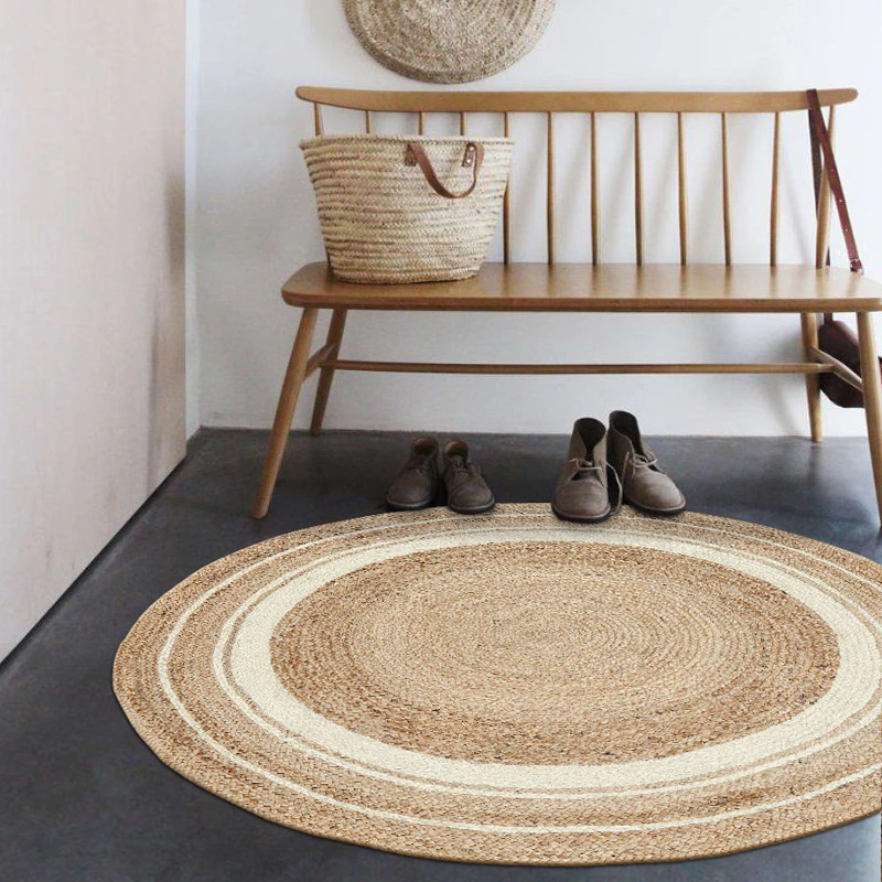 Round Natural Jute Mat