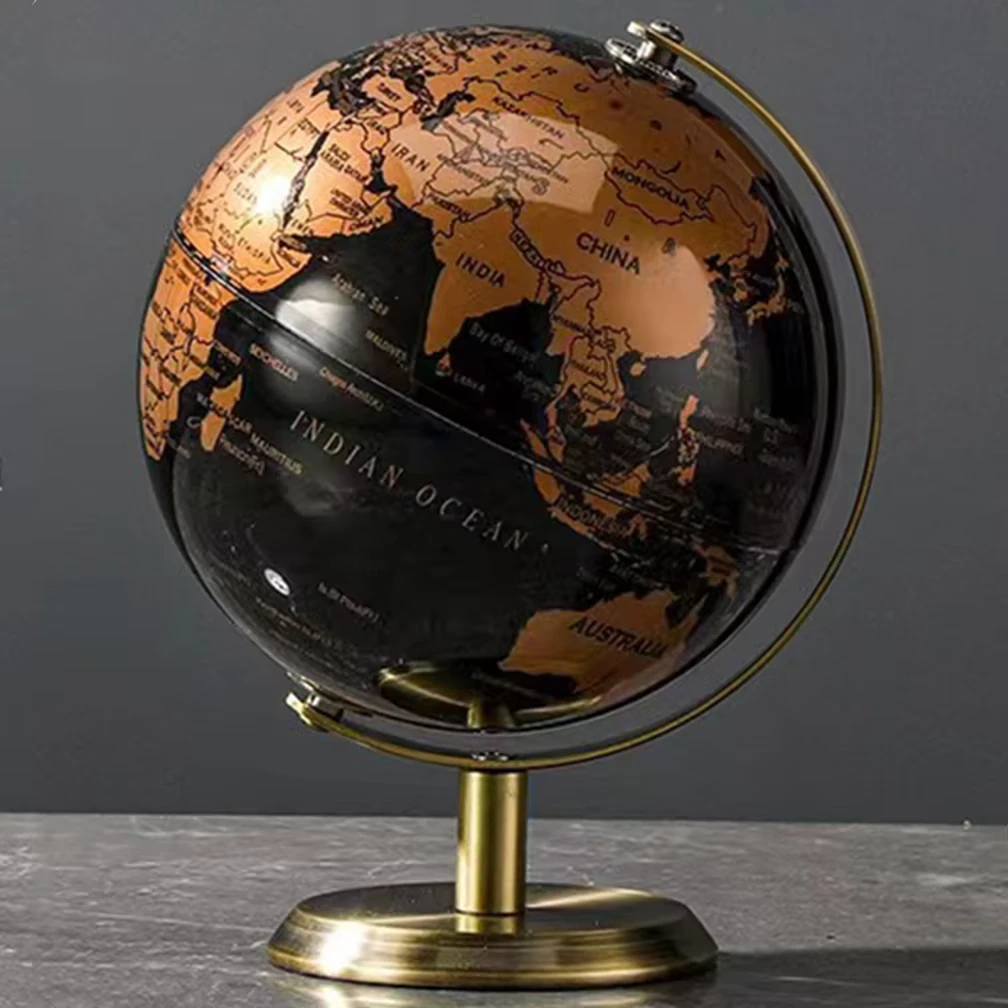 Rotating Metal Globe