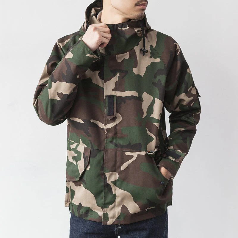 Camouflage Mens Windbreaker