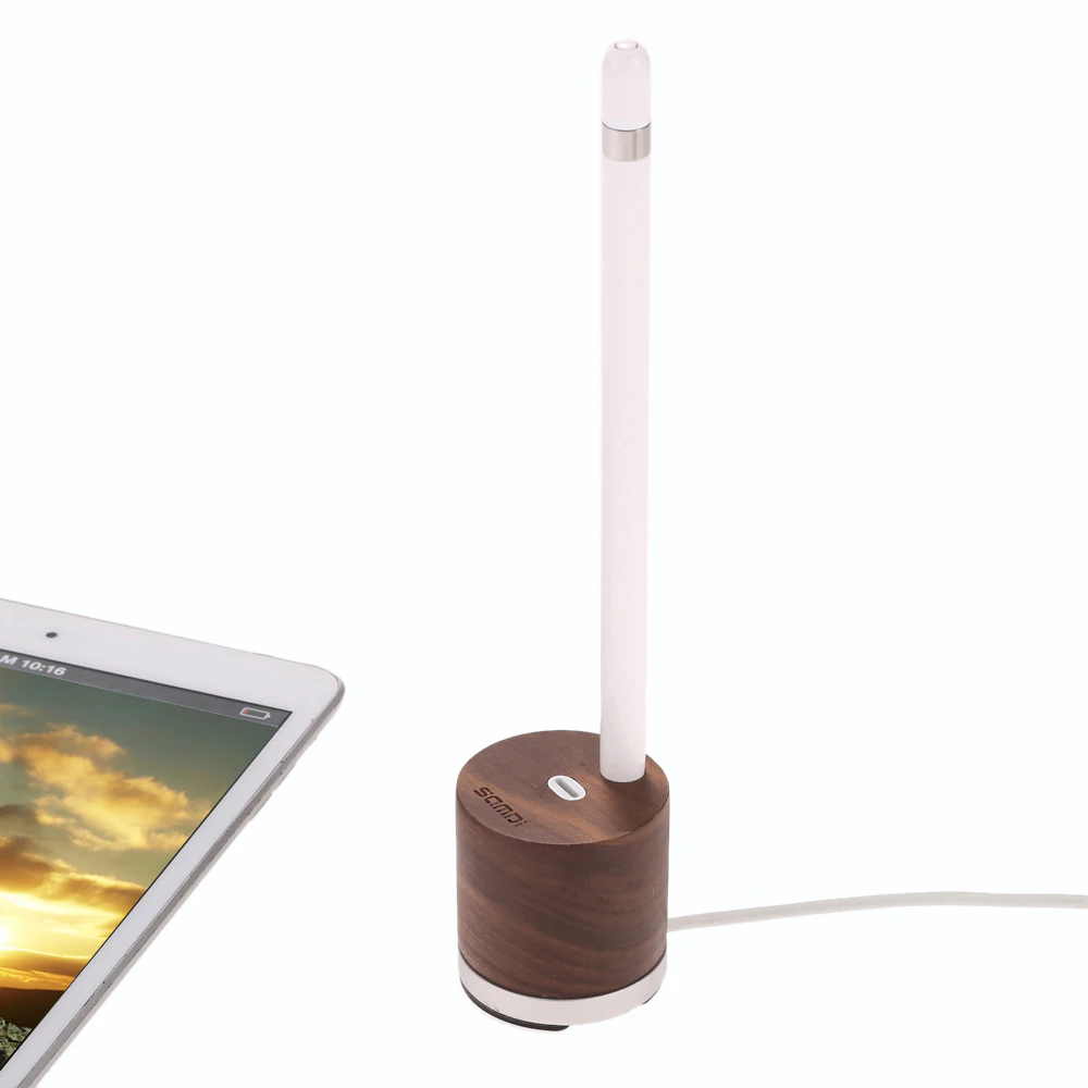 Wooden Apple Pencil Dock & Charger