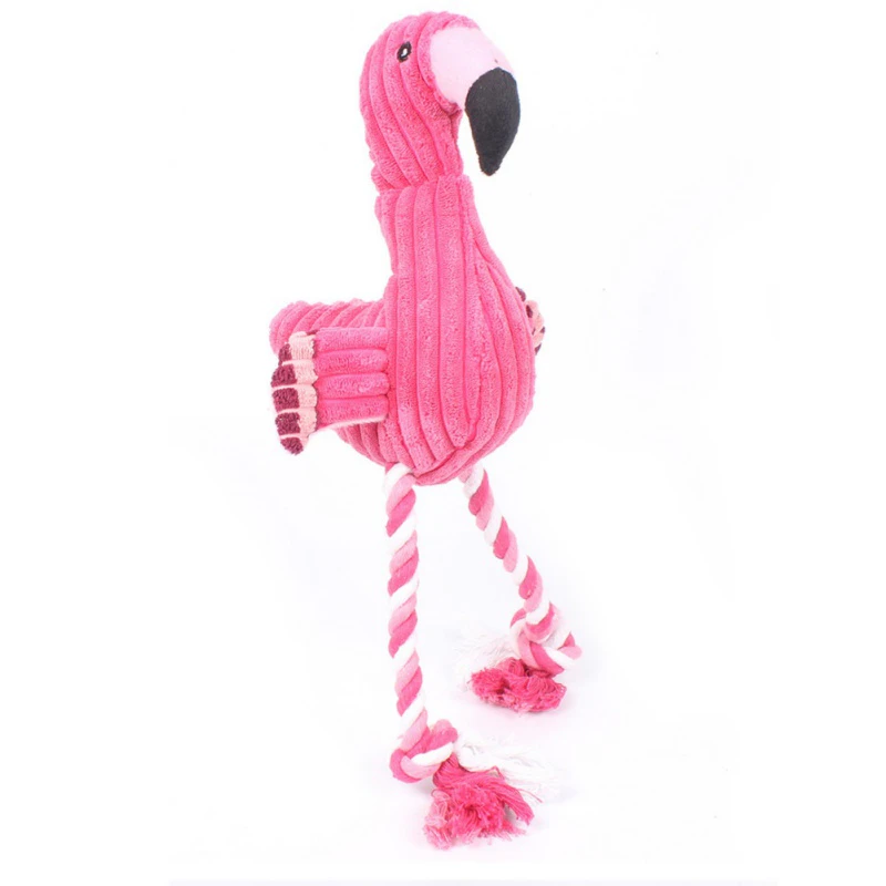 Flamingo Rope Dog Toy