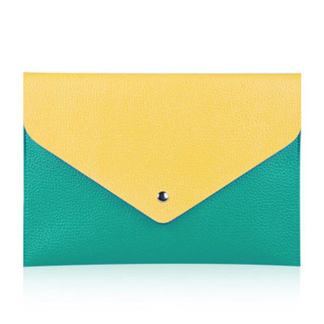 Candy Colour Block Envelope Clutch