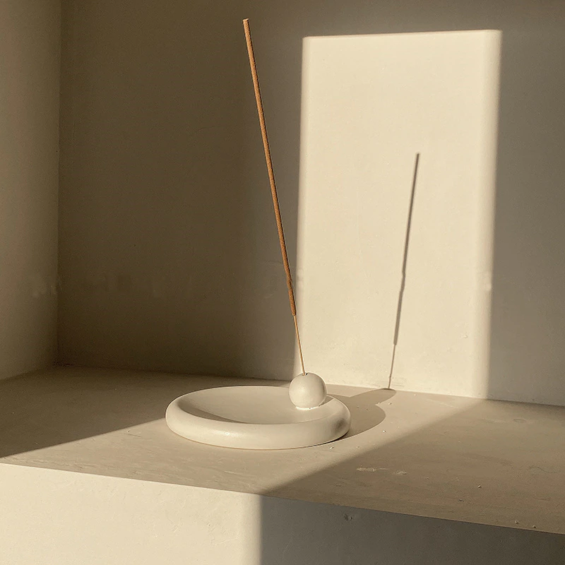 Minimal Ceramic Incense Holder