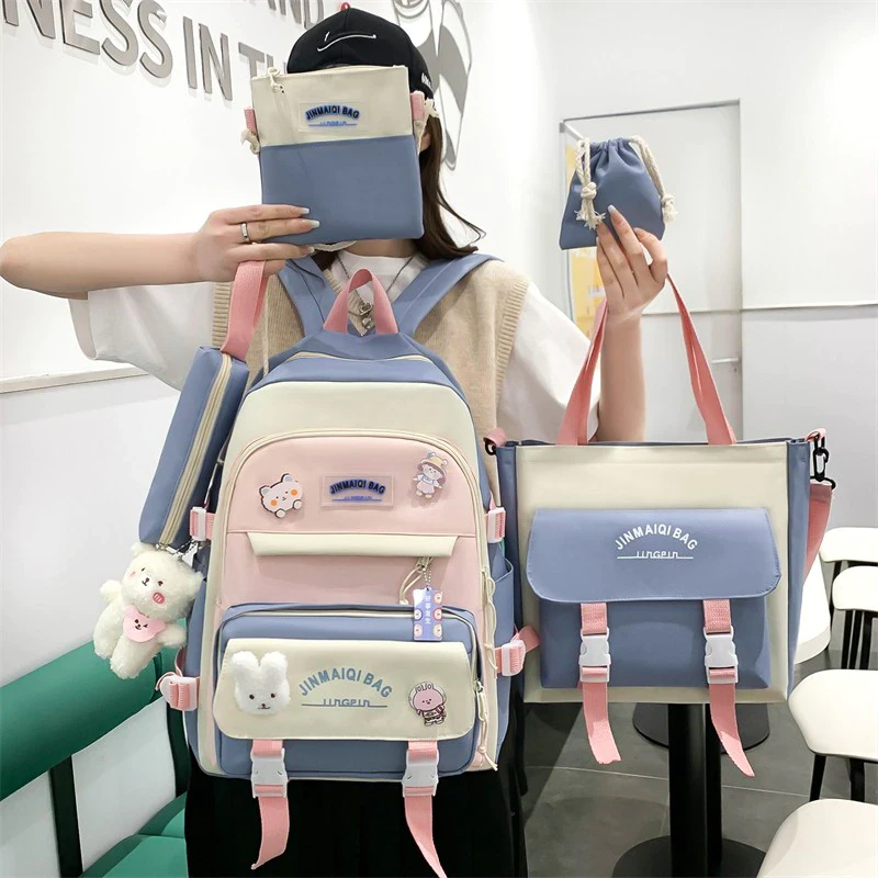 5 In 1 School Bag Set