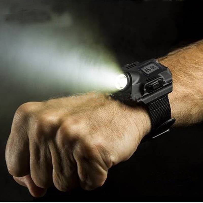 Tactical Flashlight Watch