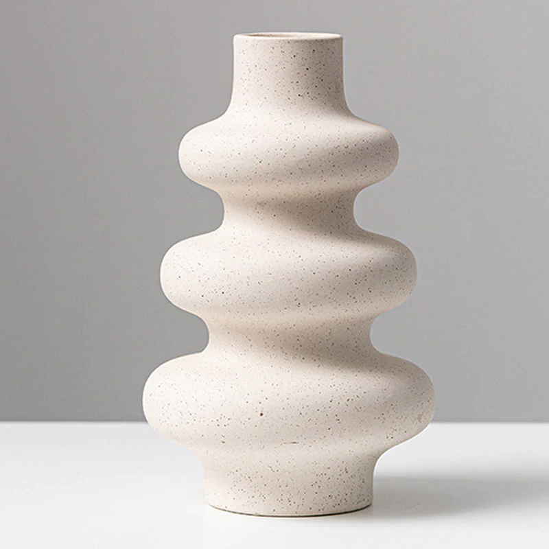 Wavy Ceramic Vase