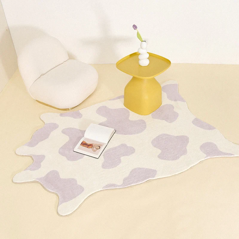 Pastel Cow Print Rug