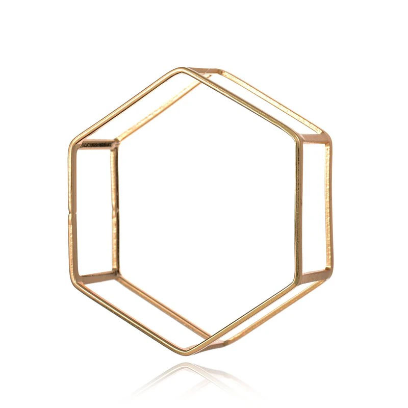 Women Geometric Punk Bangles
