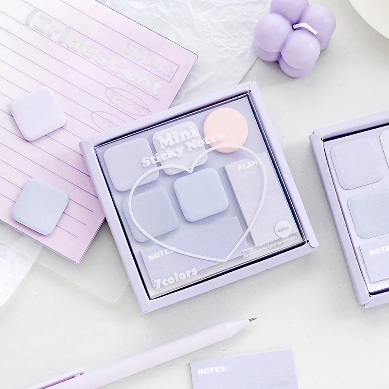 Mini Pastel Sticky Note Set