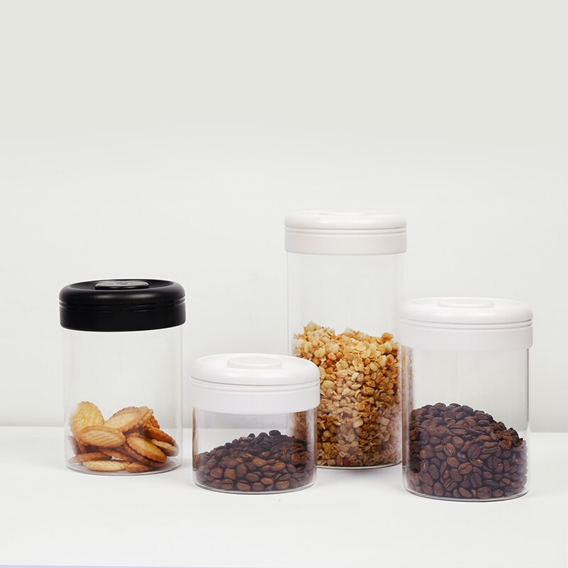 Vacuum Seal Glass Storage Jars