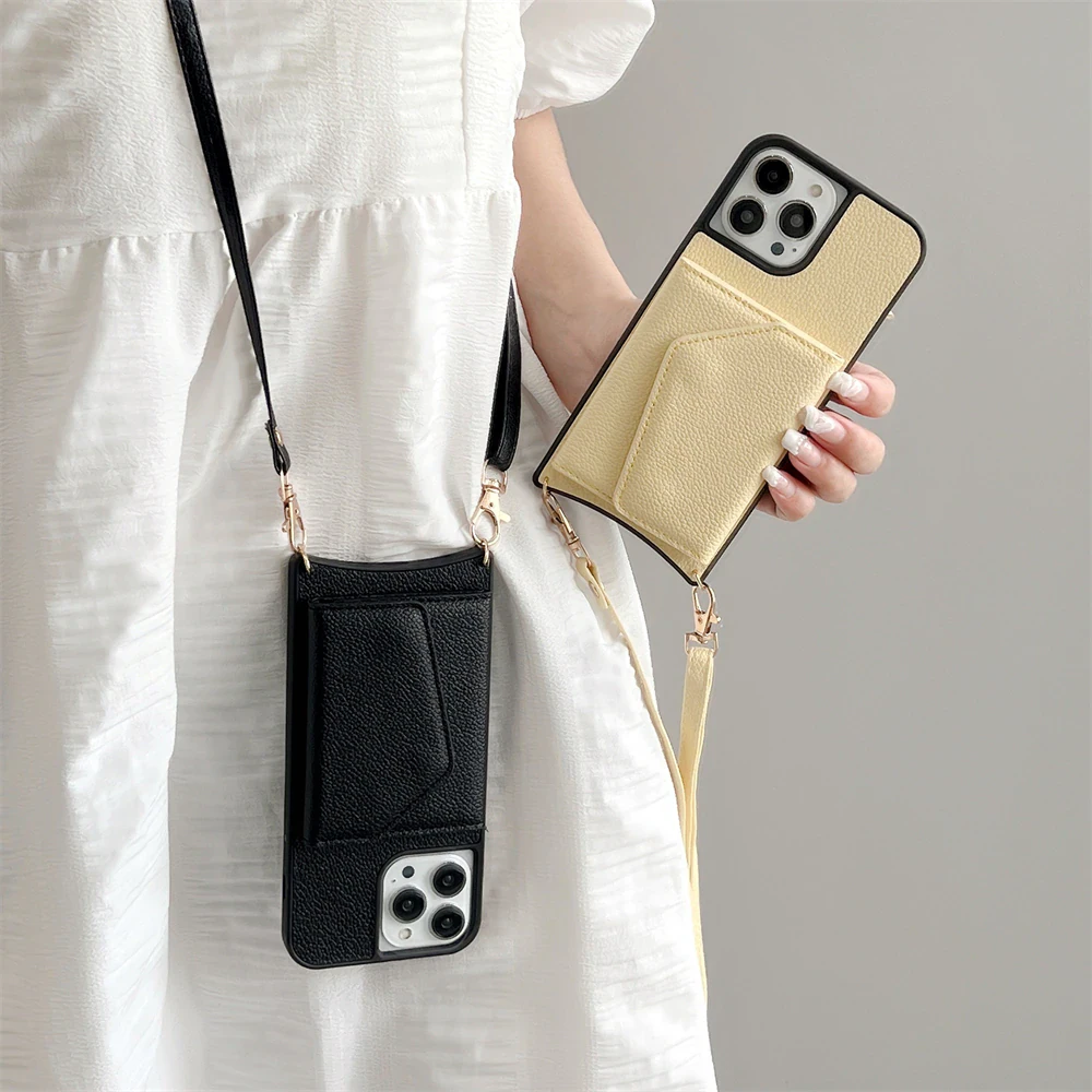 Lanyard Wallet iPhone Case