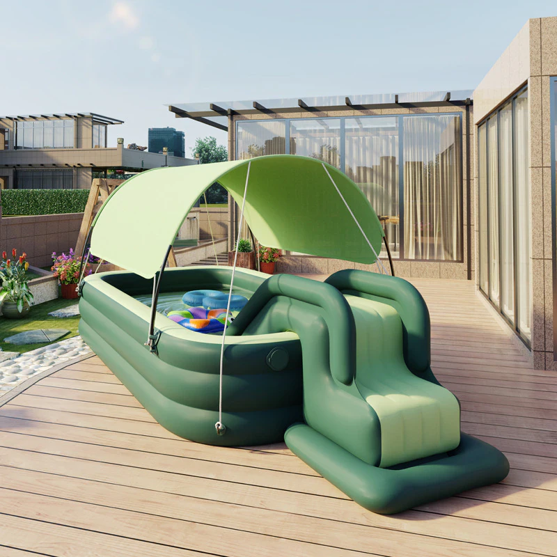 Self Inflating Play Pool