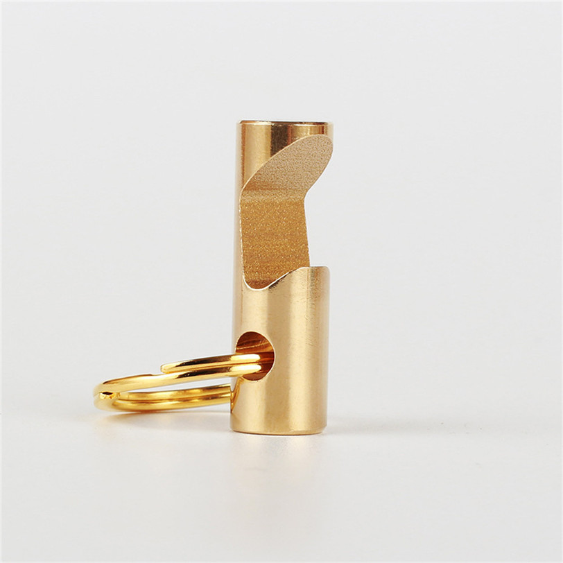 Mini Brass Bottle Opener Keyring