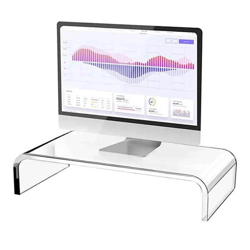Transparent. Monitor Stand