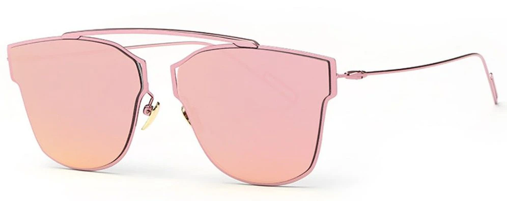 Women's Rose Mirror Sunglasses
