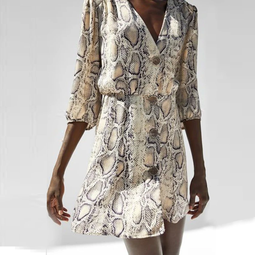 Snakeskin Dress