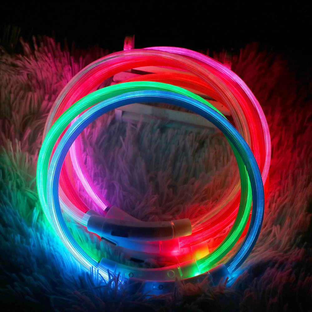 LED Rechargeable Light Up Dog Collar