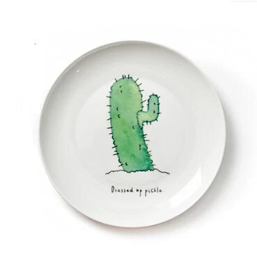 Ceramic Cactus Plate
