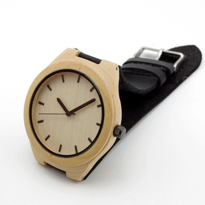 Wood Leather Watch