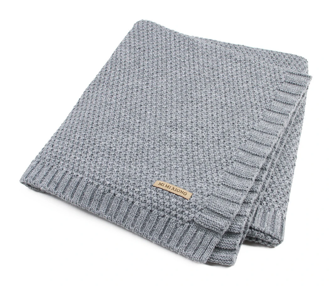 Wool Knit Baby Blanket