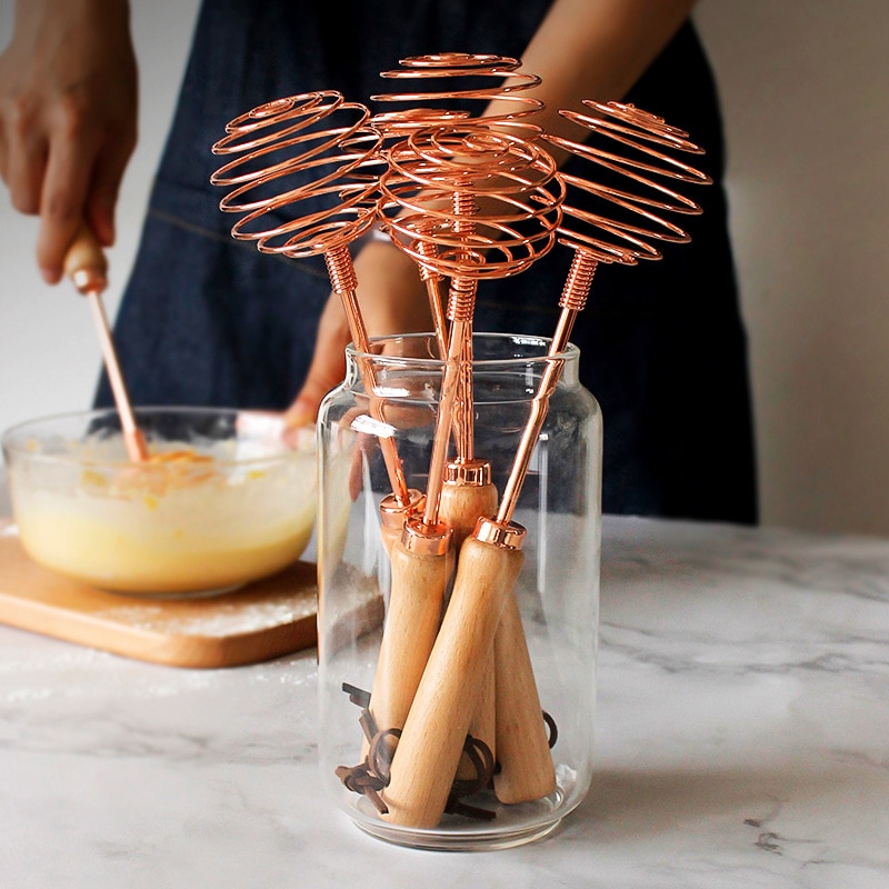 Rose Gold Round Whisk