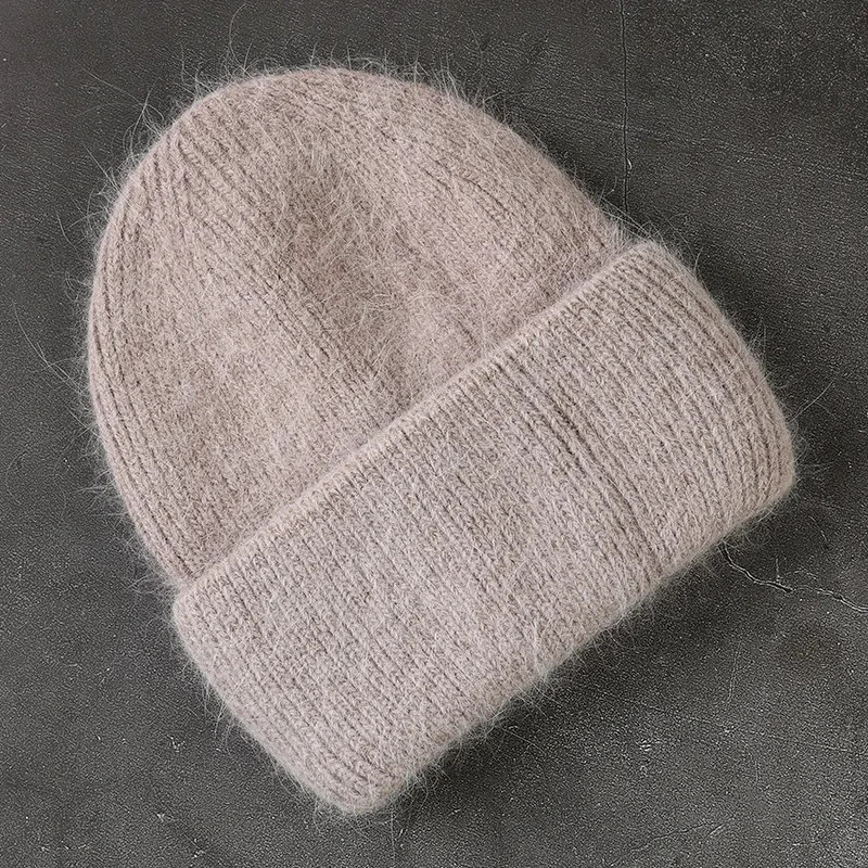 Angora Knitted Beanie