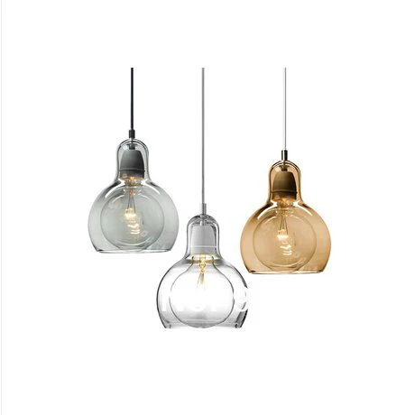 Hanging Glass Bulb Pendant Light