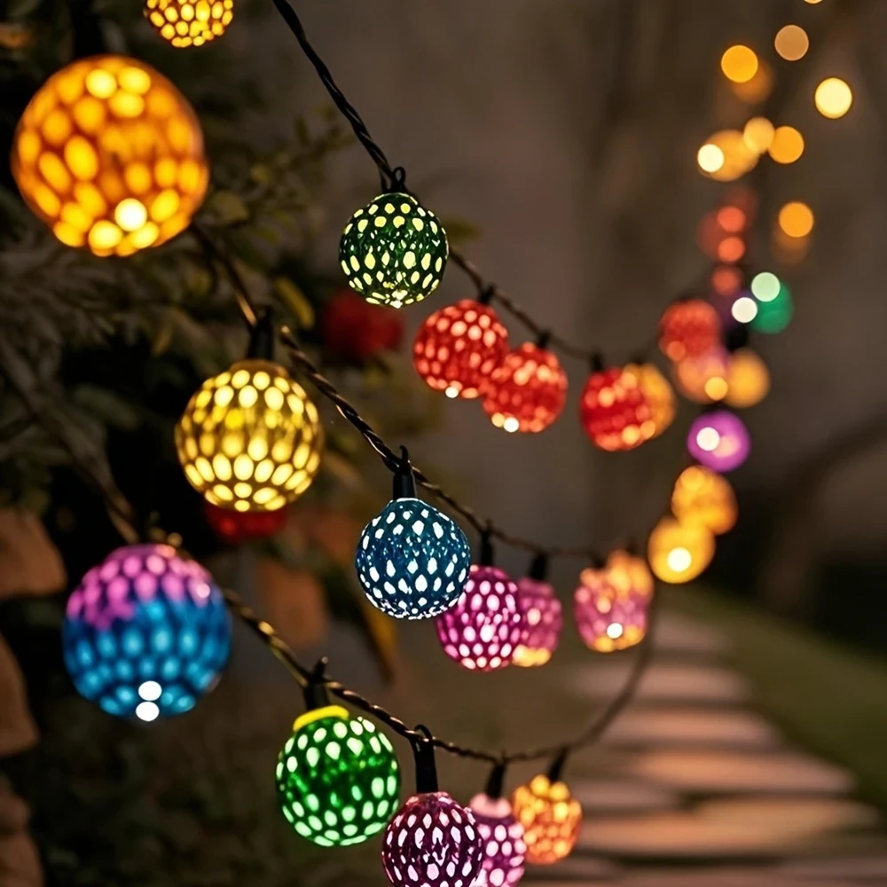 Solar Moroccan String Lights