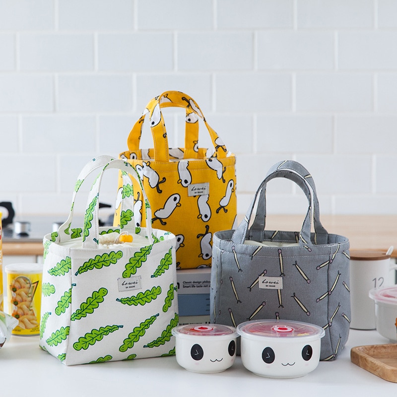 Patterned Reuseable Lunch Bag