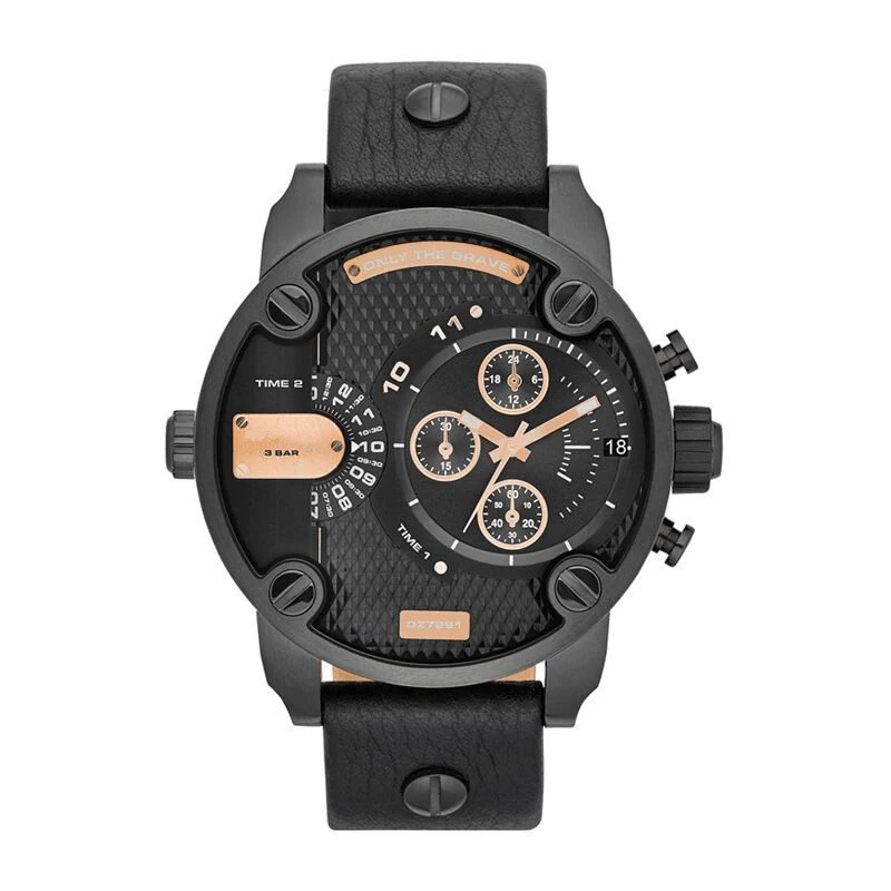 Black and Brass Men's Sport Watch