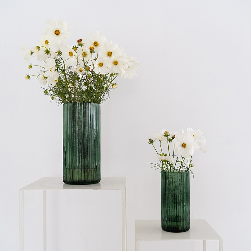 Textured Glass Vase