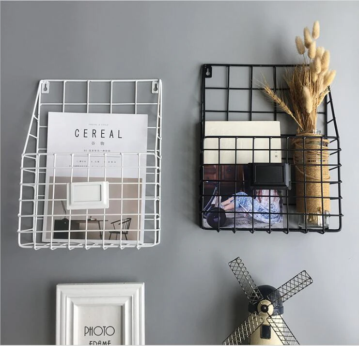 Metal Wire Wall Hanger Basket