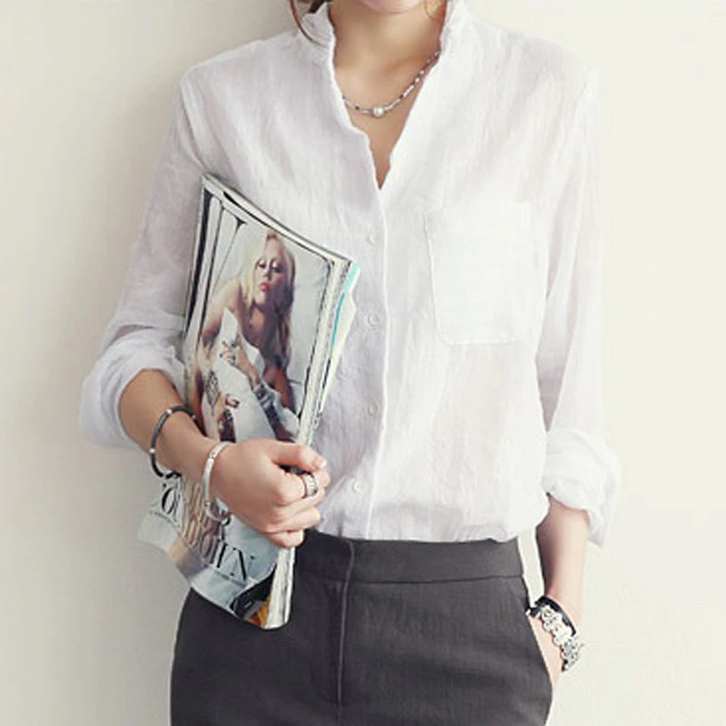 Cotton Long Sleeve Office Shirt