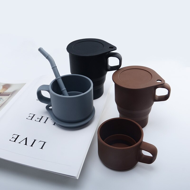 300ml Collapsible Silicone Travel Mug