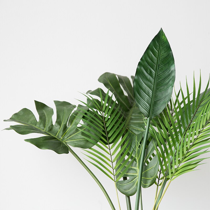 Artificial Monstera Palm Leaf