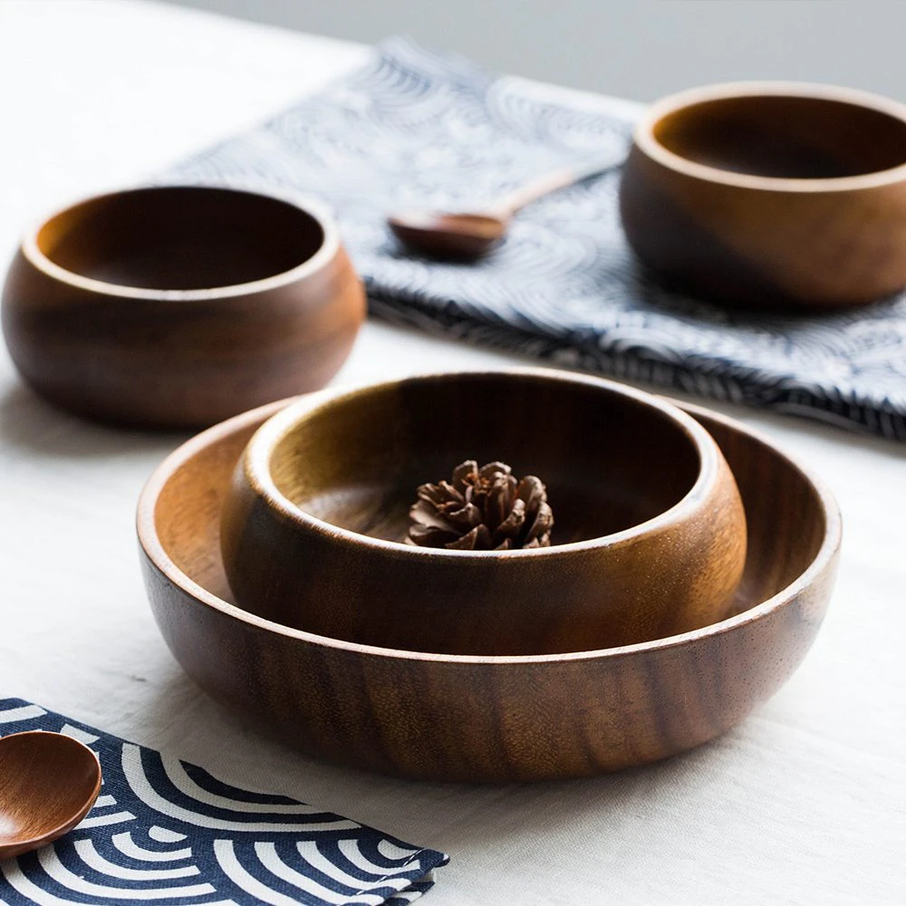 Acacia Wood Bowl