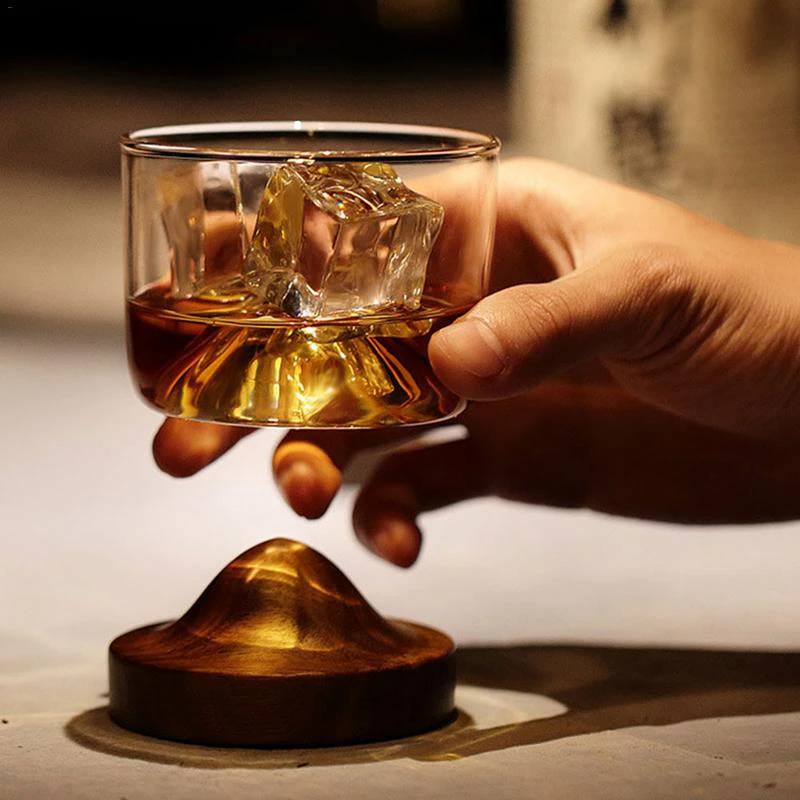 Walnut Mountain Whiskey Glass
