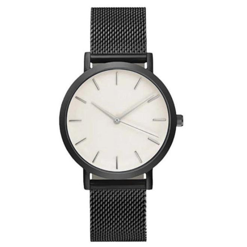 Minimal Black Stainless Watch