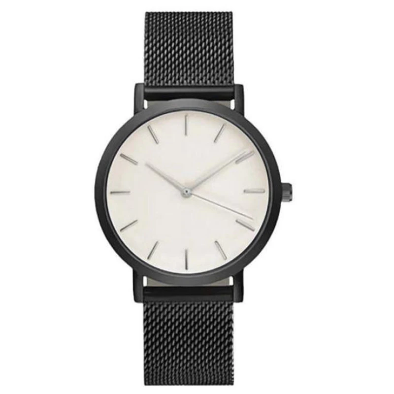 Minimal Black Stainless Watch