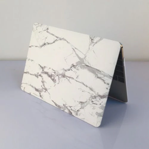 Matte Marble Macbook Hard Case